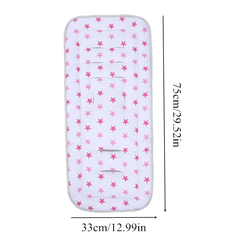 Universal Baby Stroller Seat Cushion Thick Buggy Seat Liner Pad Breathable Mesh Cotton Children Cart Mat Stroller Accessories