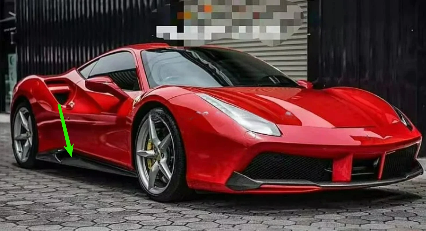 

Боковые юбки FORFerrari 488 GTB Coupe с высокой стойкостью из углеродного волокна