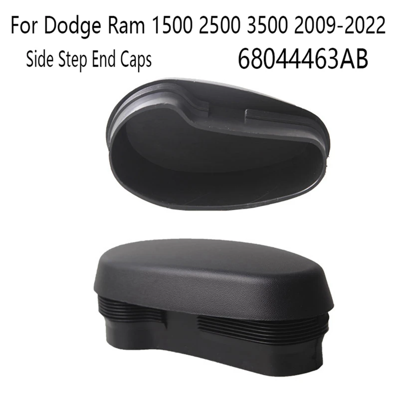 4Pcs Nerf Bars Caps 68044463AB For Dodge Ram 1500 2500 3500 2009-2022 Side Step End Caps Replacement Accessories