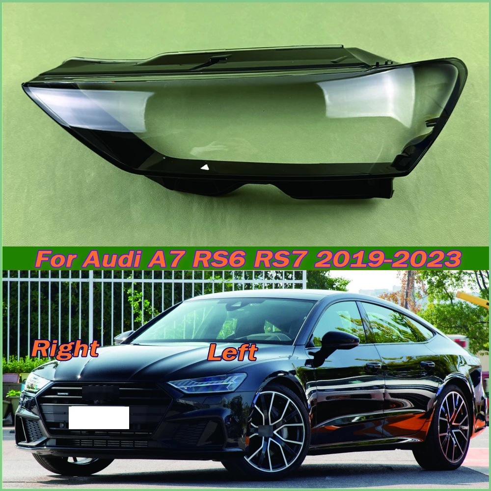 

Auto Replacement Parts For Audi A7 RS6 RS7 2019-2023 Front Headlight Shell Headlamp Transparent Lampshade Cover Lens Plexiglass