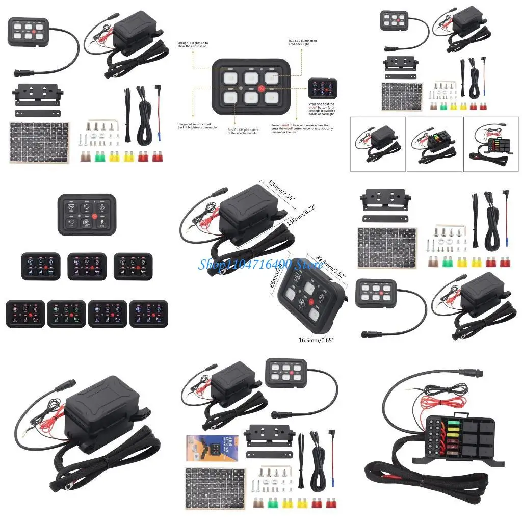 

y1gd 7 Цвета регулируемой светодиодной 6 -й банд панели схемы управления ретрансляцией систем систем