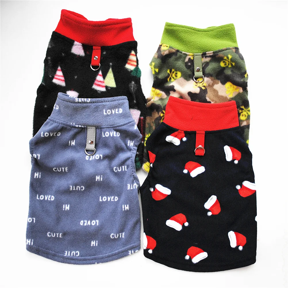 Pet Christmas Hat Warm Soft Stretchy Dog Winter Costume For Small Large Dogs Party Outfit Polar Fleece Pet Supplies Dog