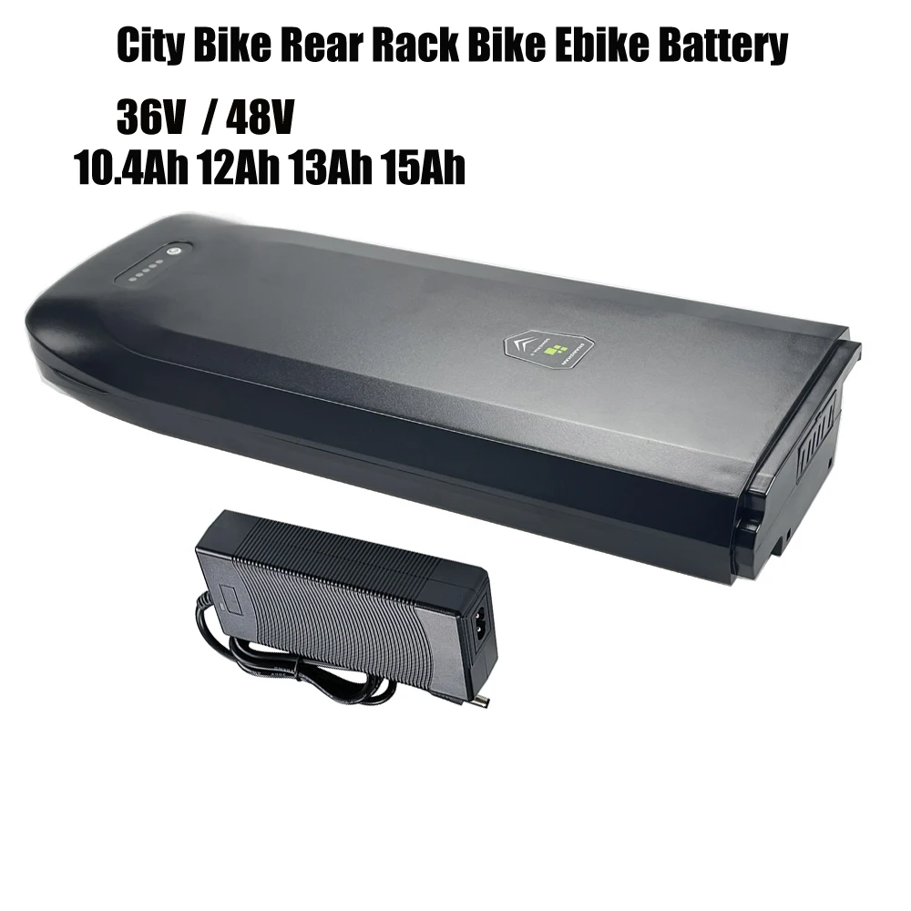 City Bike Rear Rack Ebike Battery 48V 12Ah 36V 13Ah 15Ah for Crussis Joycube JCEB360-11 E-Classic Gitane E-Organ XS E-Zumba Repl