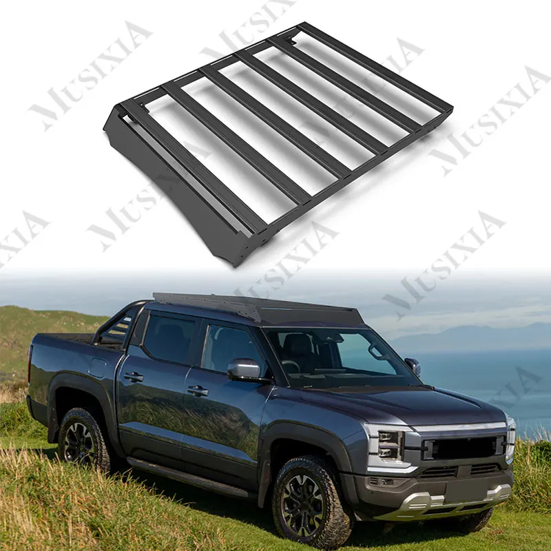 

Heavy Duty Off-road Black Steel Construction 4 Door Luggage Rack Cargo Basket Roof Rack for BYD Shark