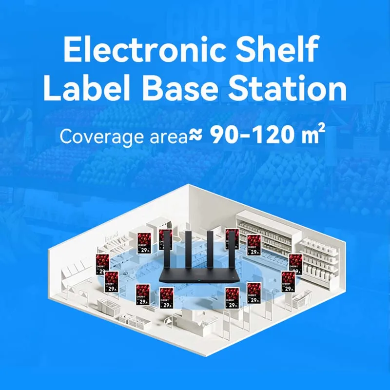 LCD Digital Electronic Shelf Labels Gateway Controller Electronic Shelf Label Base Station Electronic Price Tag Gateway System