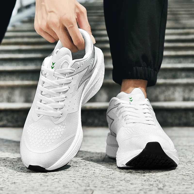 Running Shoes Carbon Board Speciality Marathon Men Sports Breathable Lightweight Women's Comfortable Athletic Nonskid Sneakers image 2