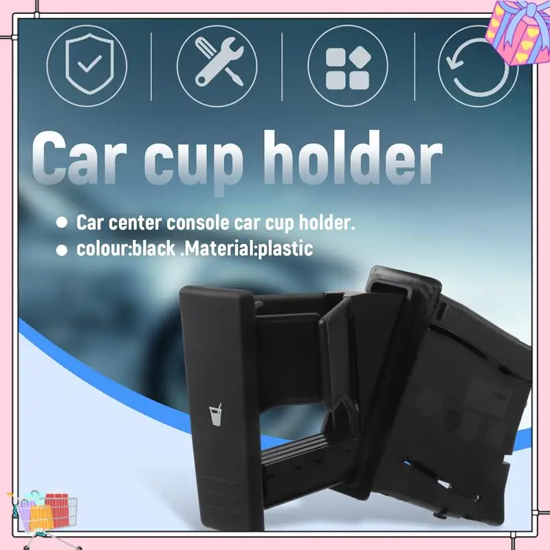 

A77T-Car Center Console Cup Holder Card Slot For-Polo 9N 2002 2003 2004 2005 2006 2007 2008 2009 2010 6Q0 858 602
