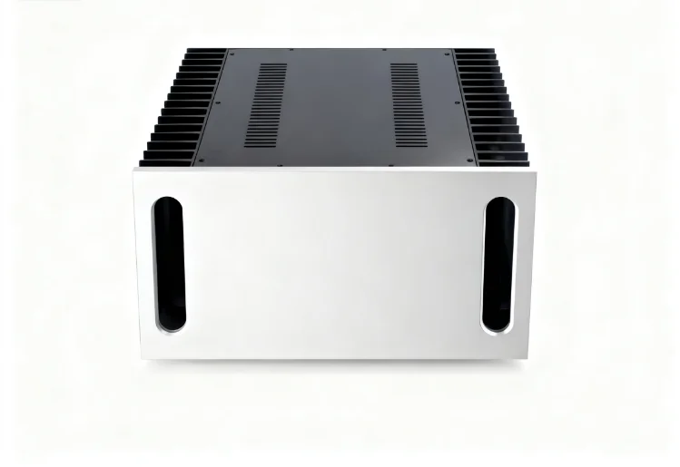 A4320A/ All aluminum amplifier chassis /Class A chassis/ Power amp/Upper and lower layers/ AMP Enclosure DIY box (430*200*418mm)