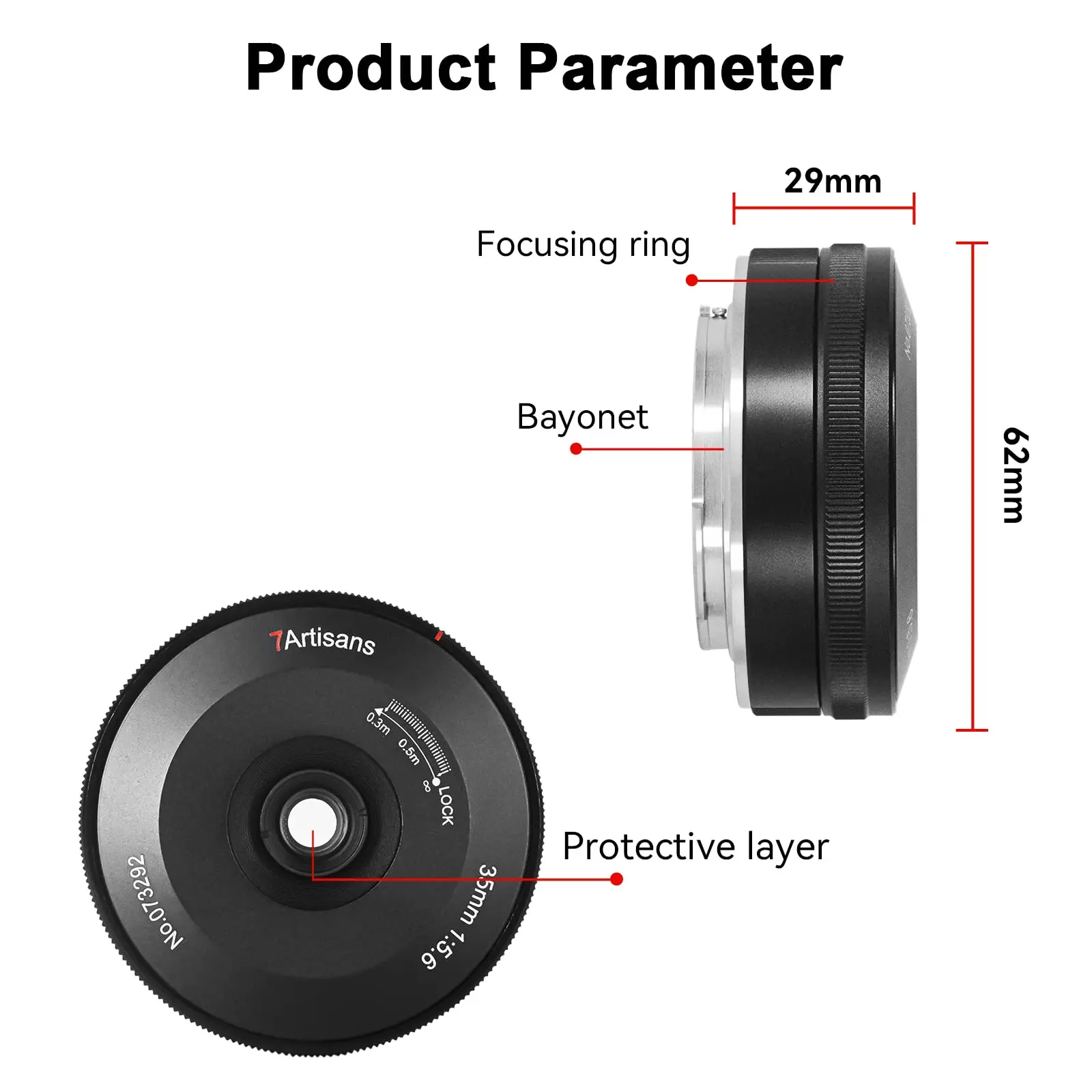7 Artisans 35 مللي متر F5.6 إطار كامل عدسة رقيقة جدا التركيز اليدوي للكاميرا بدون مرآة Leica L Sony E Nikon Z Z50 Z6 Z7 Leica M