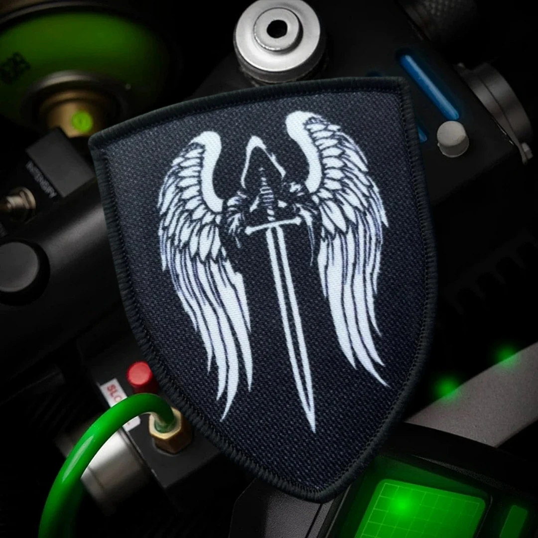 Parche velcro Ángel Puniente – Accesorio moral táctico militar - imagen 4