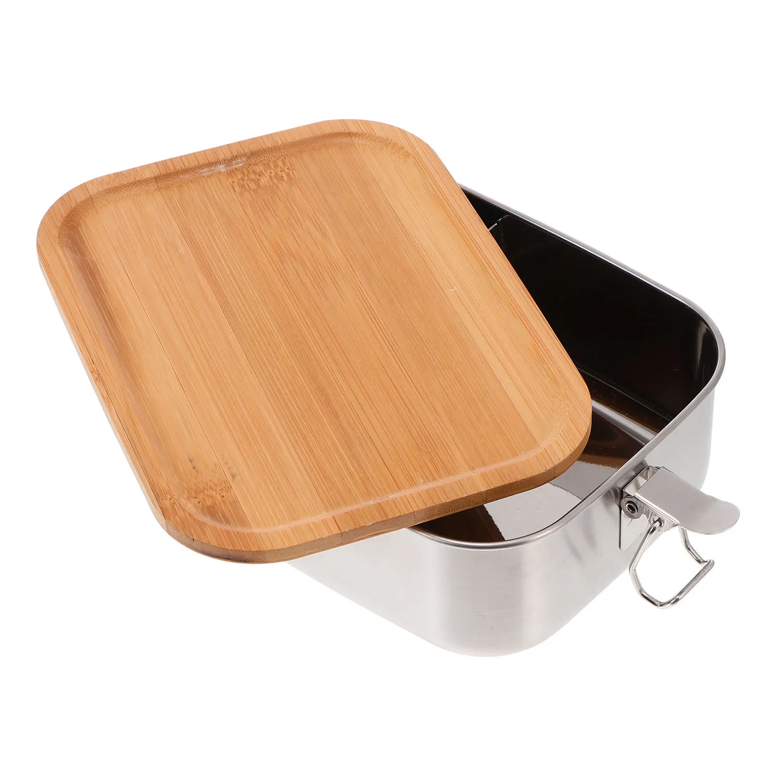 1 قطعة صندوق بينتو من الفولاذ المقاوم للصدأ السوشي الغذاء الحاويات غطاء مانعة للتسرب علب الاغذية للتخييم مدرسة مكتب الحفاظ على