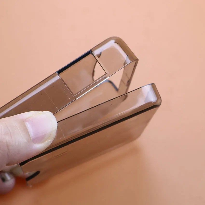 ChengHaoRan Plastic Clear Protective Cover For GBA SP Crystal Shell Housing Box Screen Protector Film For Gameboy Advance SP