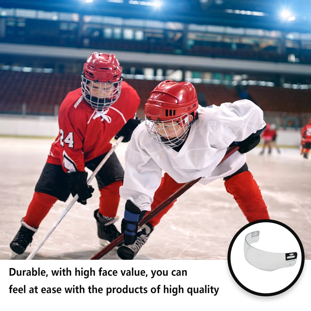

Ice Hockey Helmet Cover Transparent Anti-Fog Practice Protector Adults