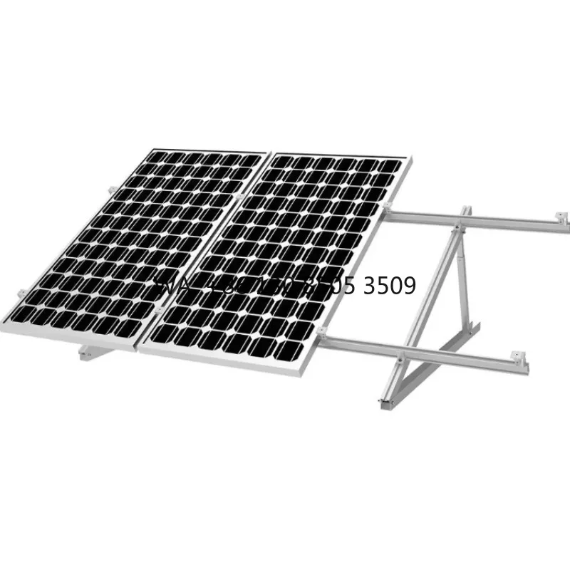 Hot Sale Solar Panel Pole Mount Kit Adjustable Ground Flat Roof Tilt Pv Support Solar Panel Pole Mounting Photovoltaic Bracket