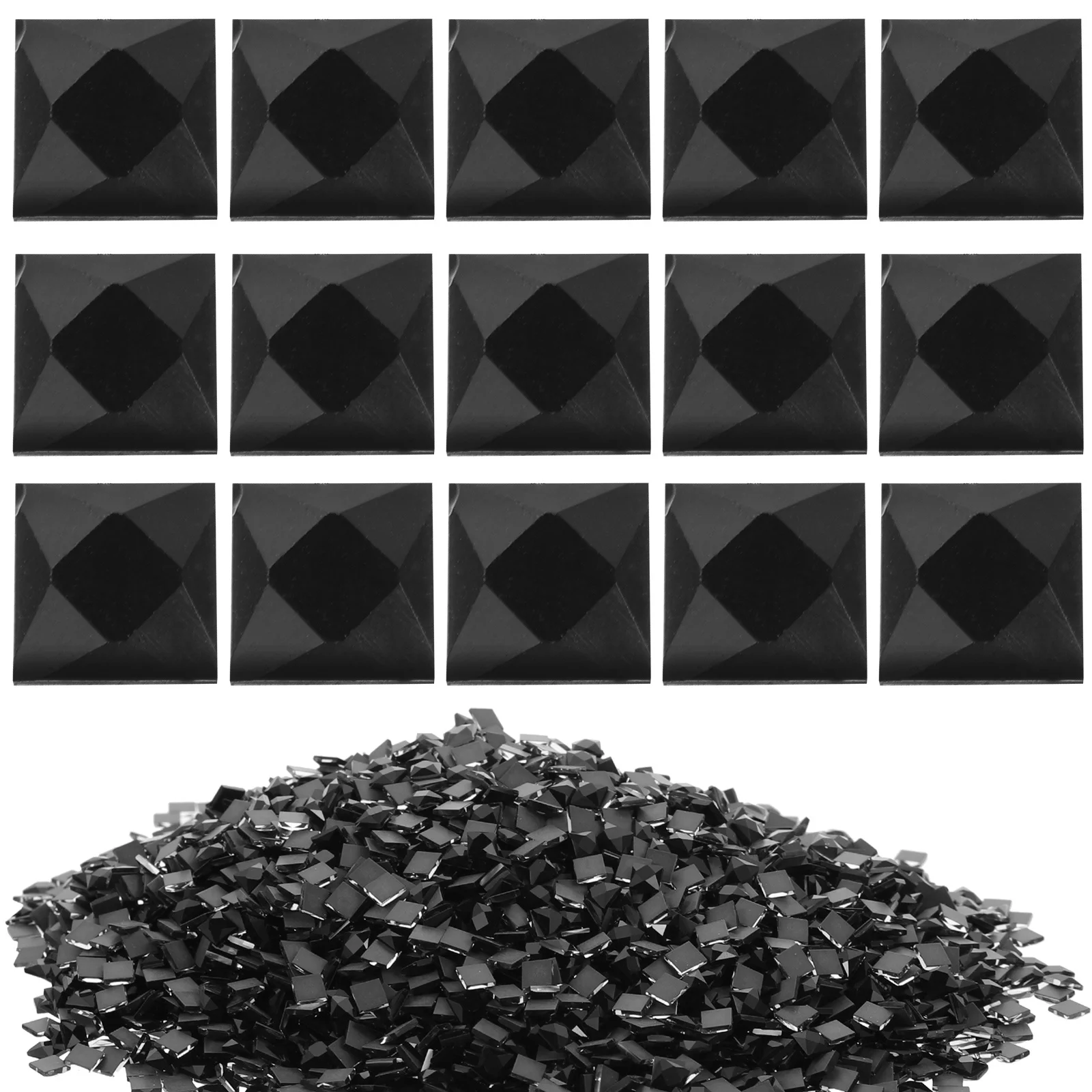 

5000Pcs Mini Glass Mosaic Nail Art Charms Durable Lightweight Fingernail Decorations Manicure DIY Craft Supplies