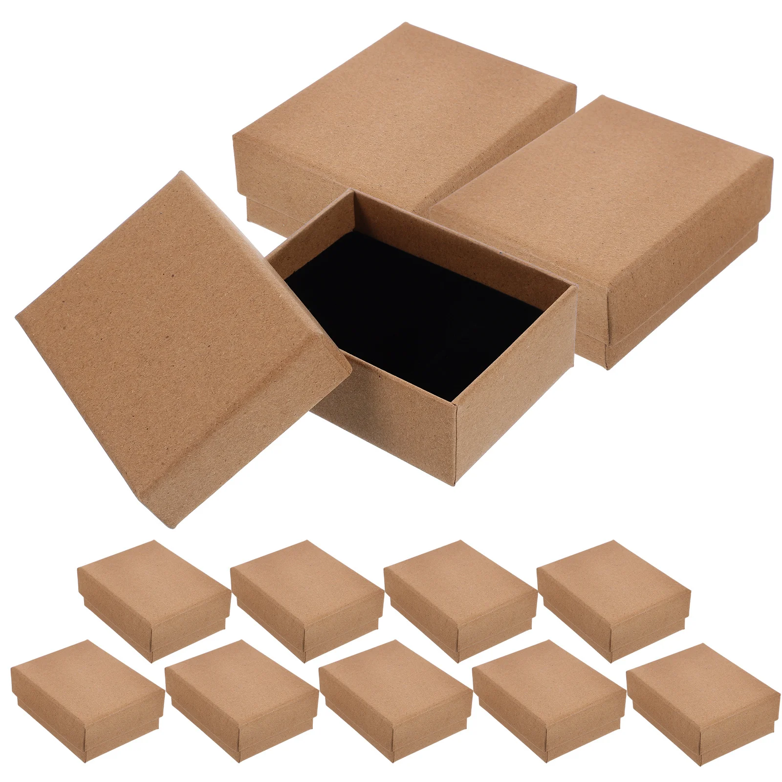 12Pcs Jewelry Gift Boxes for Necklaces Earrings Bracelets Small Storage Display Containers Kraft Small Gift Box