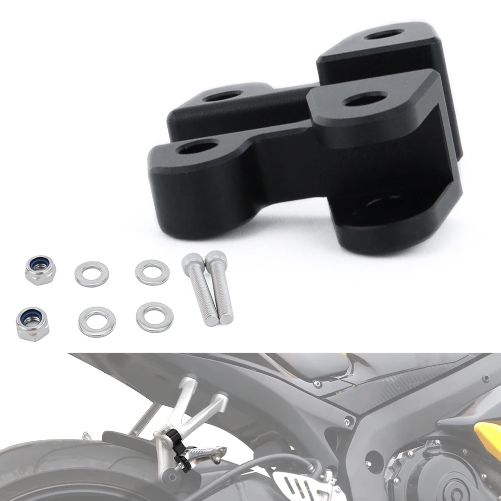 

For Suzuki GSX-R600 750 2008-2015 GSX-R1000 GSX-S750 SV650 SFV650 Motorcycle Passenger Foot Pegs Lowering Relocation Bracket kit