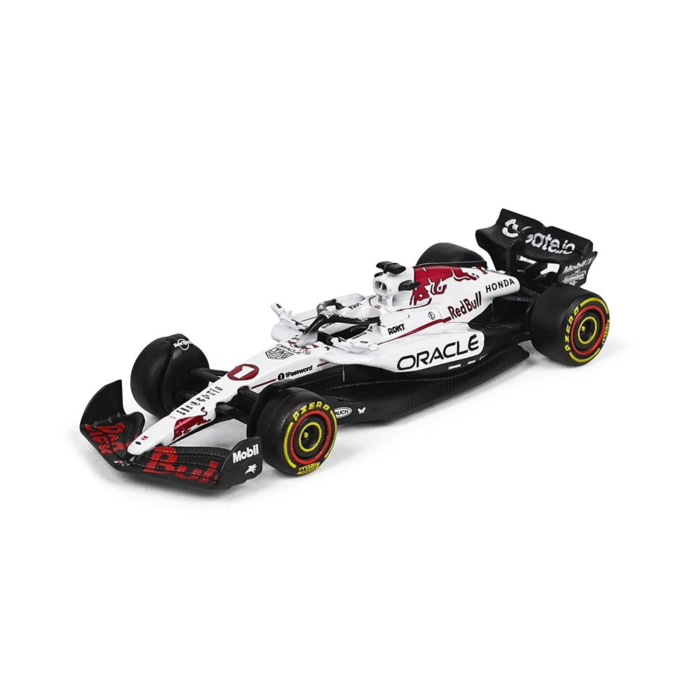 Bburago 1:64 Oracle Red Bull Racing 2025 F1 RB21 # 1 Verstappen # 22 Yuki Tsunoda Legierungsautomodell Sammlerstücke Neuestes Modell – Detail 3
