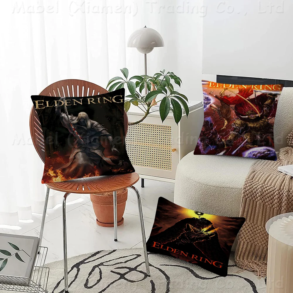 Game E-Eldens Ring Pillow Anime Pillow Sofa Bed Head Pillow Cover Cushion Cover 45x45 Cm Fashion