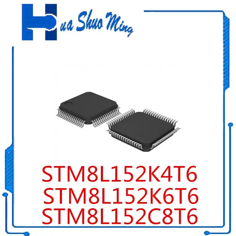 2PCS/LOT  STM8L152K4T6 STM8L152K6T6  STM8L152C8T6 LQFP64