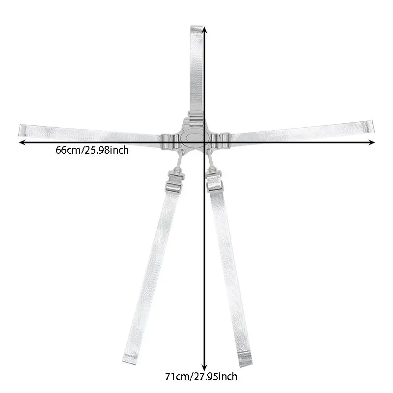 Cinturón de seguridad Universal para bebé, arnés de 3/5 puntos, cinturones para silla de alimentación de comedor, protección para asiento de almuerzo, coche para dormir fijo