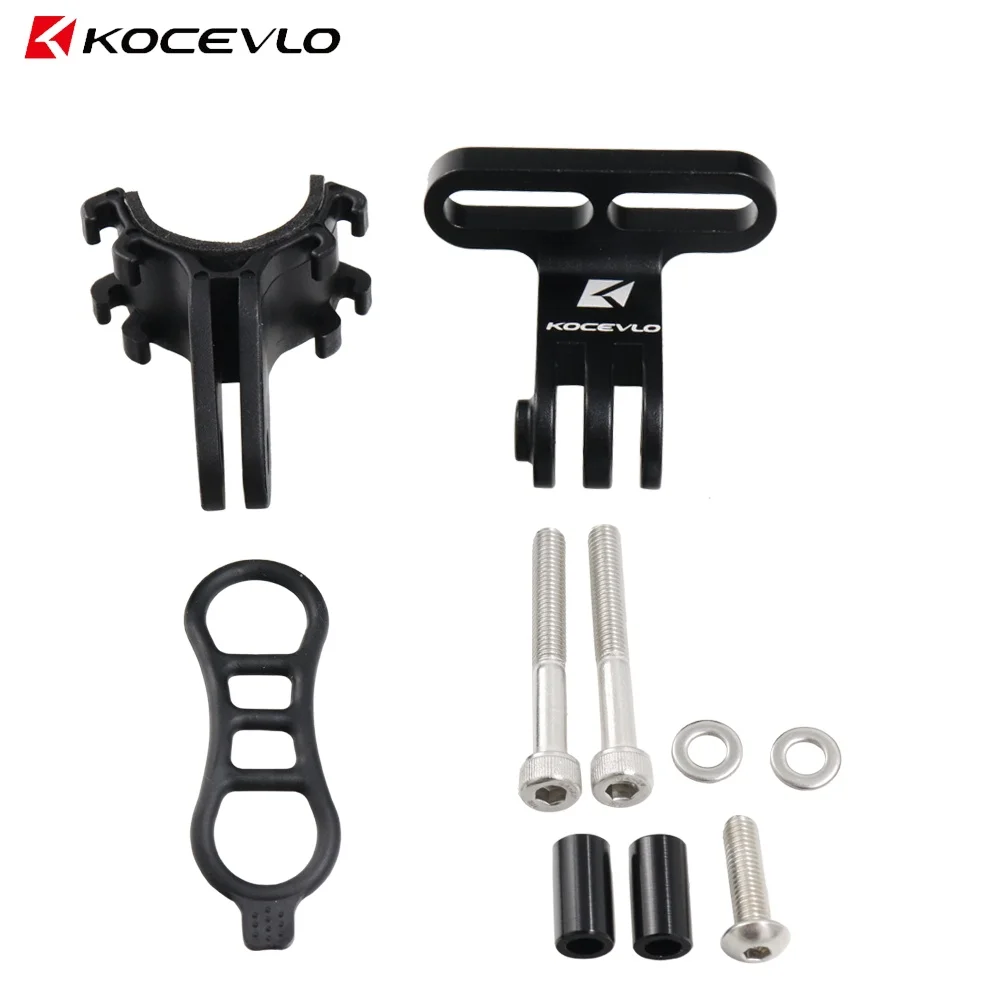 KOCEVLO Bike Handlebar Bicycle Extension Alloy Camera Mount GoPro Bracket Holder For Fasterway Cycling Accessorie