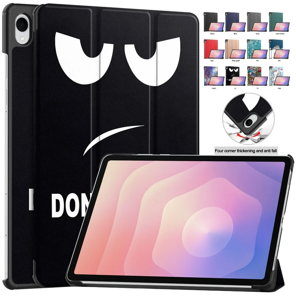 For Samsung Galaxy Tab S11 11 inch 2025 Protective Case SM-X730/SM-X736B 5G Magnetic Tri-Folding PU Leather Stand Cover