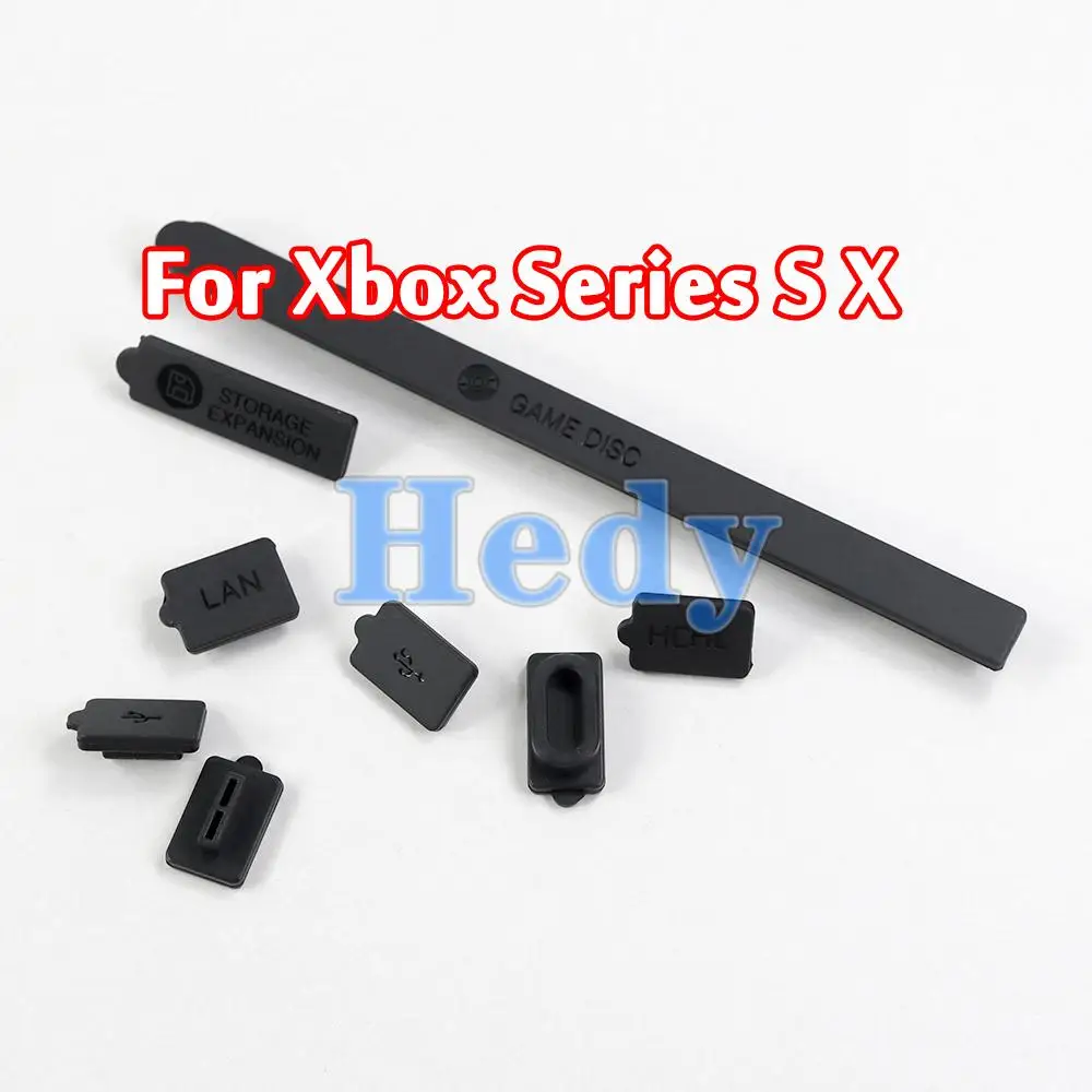 

20sets For XBOX Series S X Console Game Accessories Silicone Dust Proof Cover Stoppers Guard Set