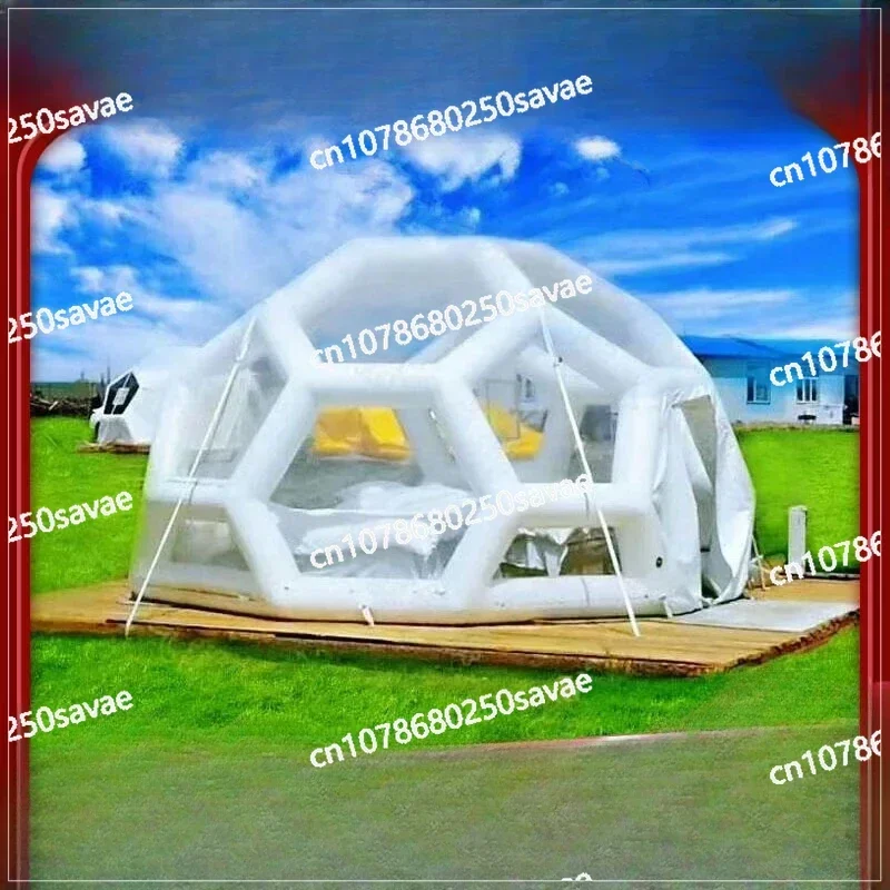 Transparent bubble house mobile spherical sky football tent outdoor camping famous holiday home