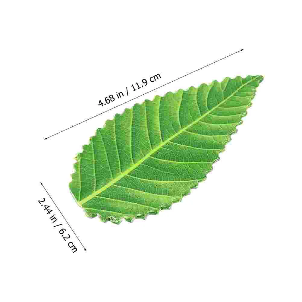 100pcs Sushi Decorative Leaf Fake Green Leaves for Sashimi Dish Adornment Japanese Food Mat Creative Reusable Embellish