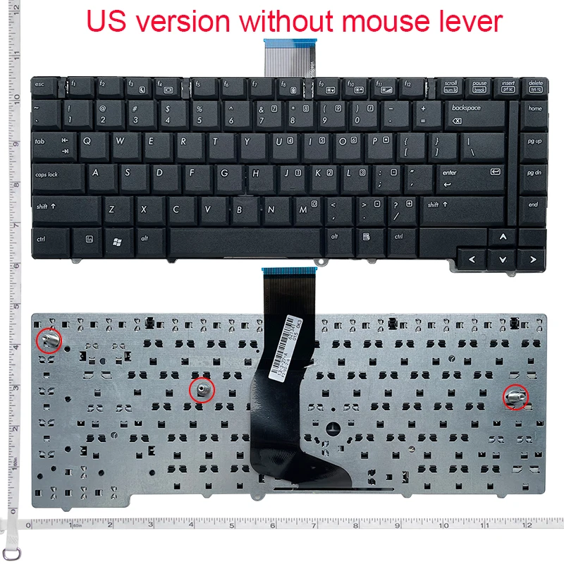 GZEELE NEW Laptop Keyboard For HP EliteBook 6930 6930P 483010-001 468778-001 V070530AS1 Black US version