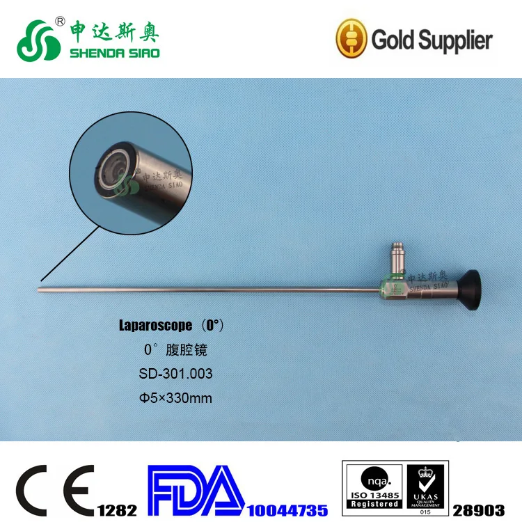 laparoscopic surgical instrument optical laparoscope 10mm 30 degrees