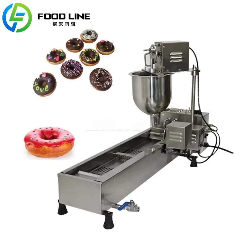 FL Series Customized Donut Making Machine For Large Scale Production With Durable Construction And Low Maintenance Cost