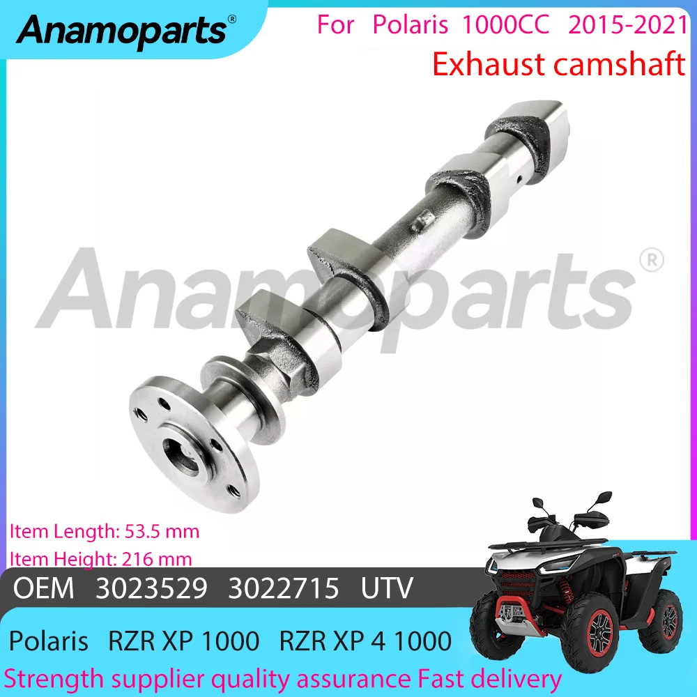 

Motorcycle engine Repair Exhaust camshaft assembly fits for 2015-2021 Polaris RZR XP 4 1000CC 1000 CC 3023529 3022715