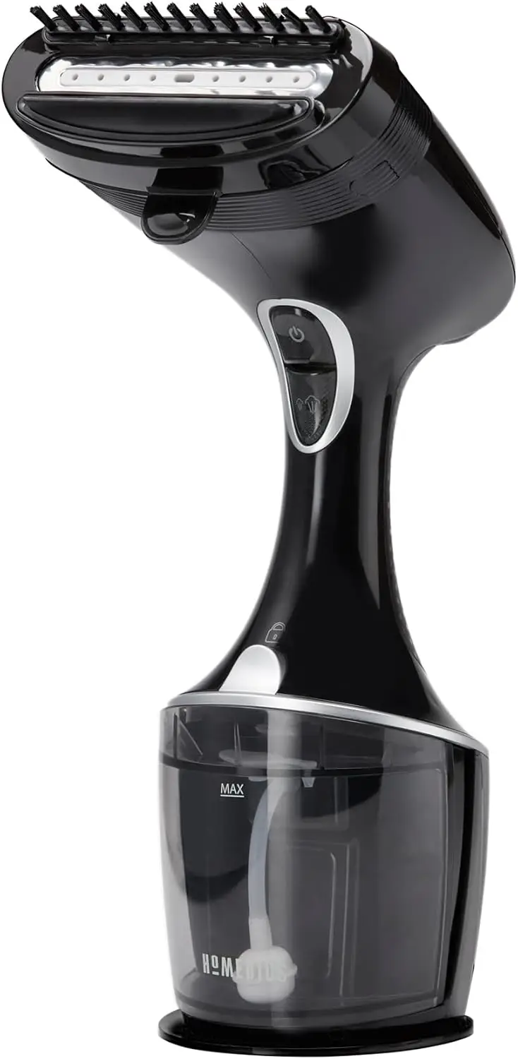 

Portable Garment Steamer, 1550W Fast Heat, Turbo Power, 15-Min Continuous Steam for Clothes and Curtains