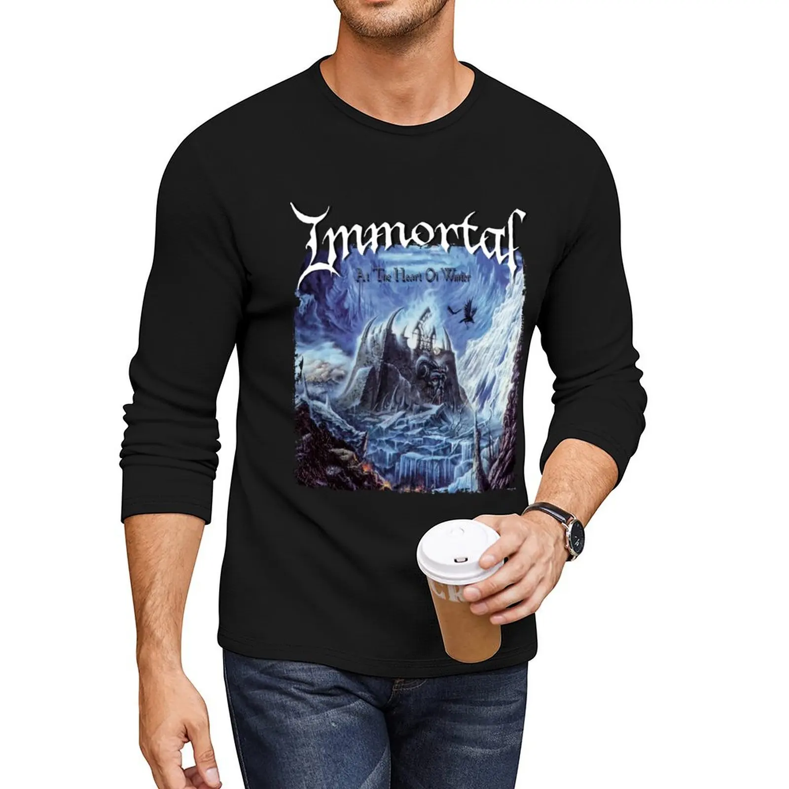 

Immortal - At the Heart of Winter Long T-Shirt quick drying shirt tees new edition t shirt mens graphic t-shirts anime