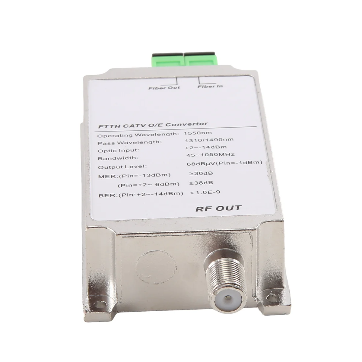 A57G-Mini CATV FTTH استقبال الألياف البصرية WDM عقدة RF محول الثلاثي الحد الأدنى داخلي AGC 1310nm/1550nm بدون طاقة