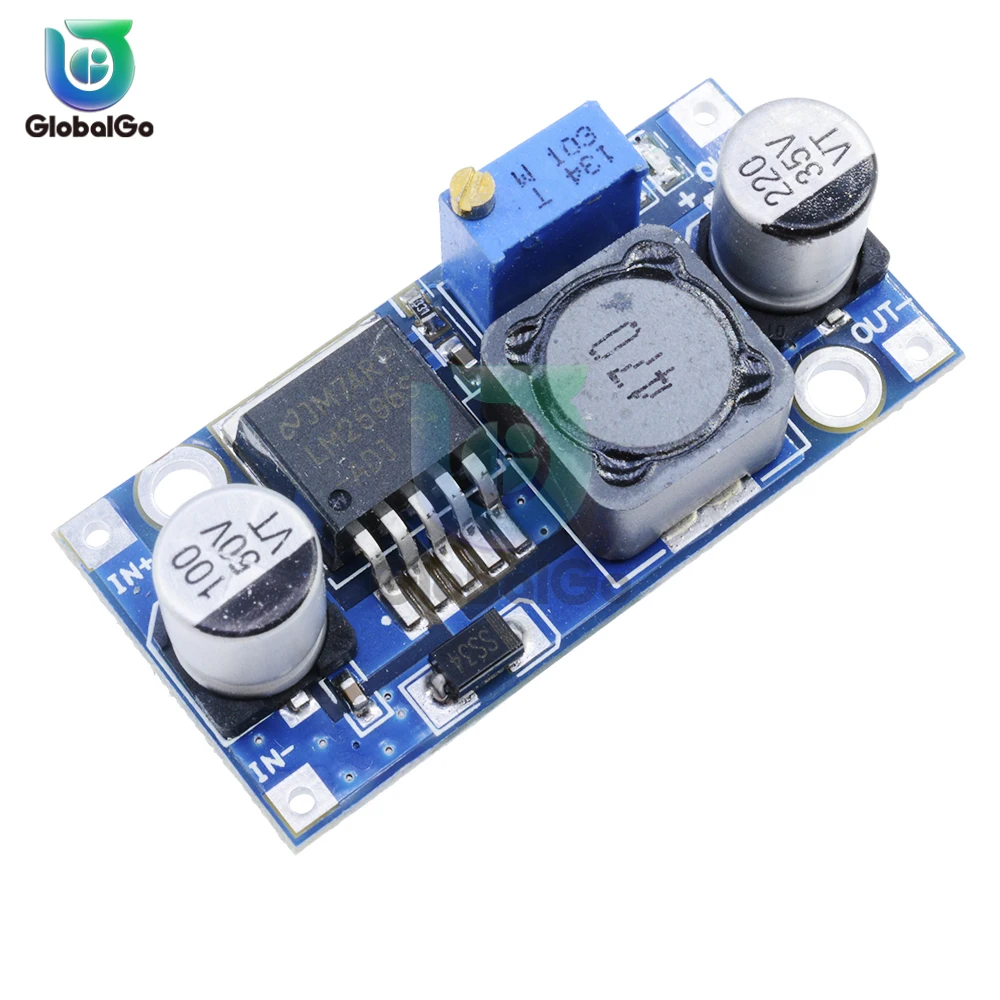 LM2596 DC-DC Step-down Power Supply Module Adjustable Power Supply Regulator module 3.2V-35V to 1.25V-35V 3A