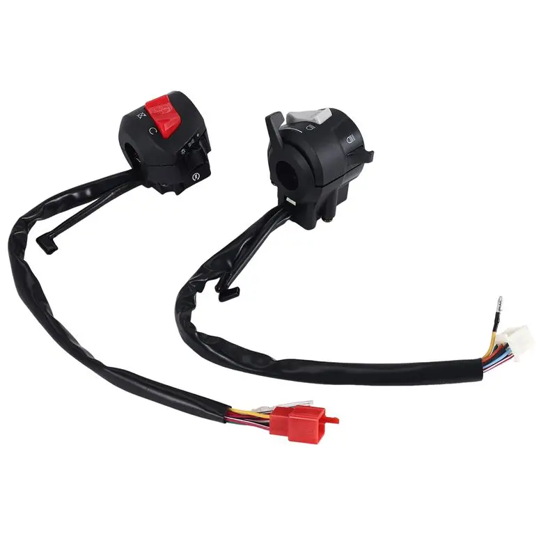 Strange 22Mm Motorcycle Handle Bar Left Right Switches Horn Turn Signal Headlight Electric Start Handlebar Controller Switch
