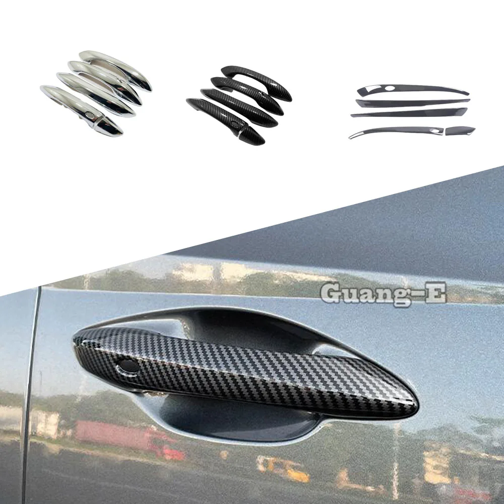 Car Cover Detector Sticker Frame Lamp Trim External Door Handle Armrest Holder 5pcs For Hyundai Tucson L 2021 2022 2023 2024