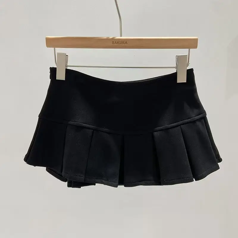 Sexy Mini Skirt Women New Summer Black Fashion Zipper Partywear Casual Slim Pleated Skirt Elegant Versatile Sexy Female Skirt - Image 4