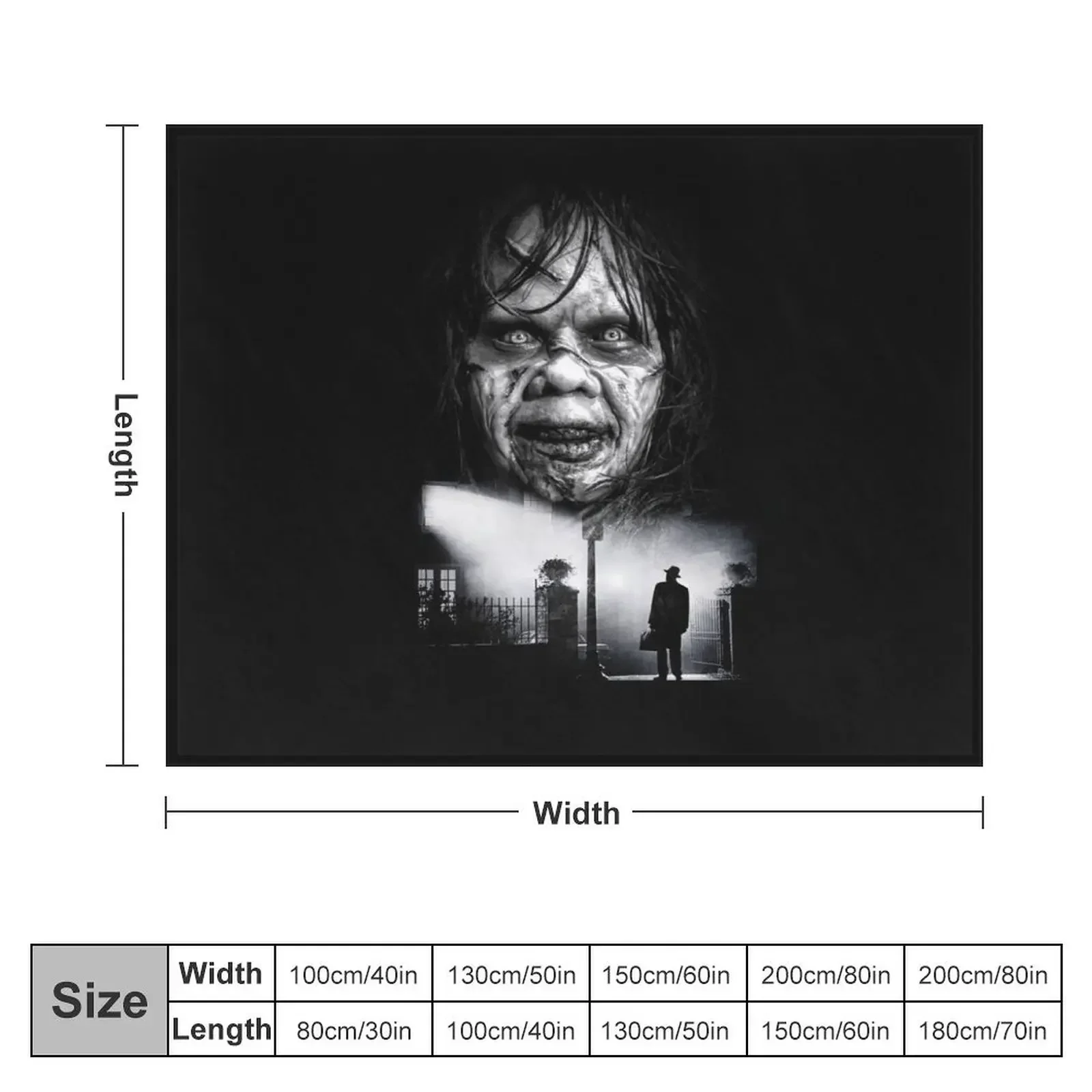 The Exorcist Throw Blanket Summer Tourist Blankets