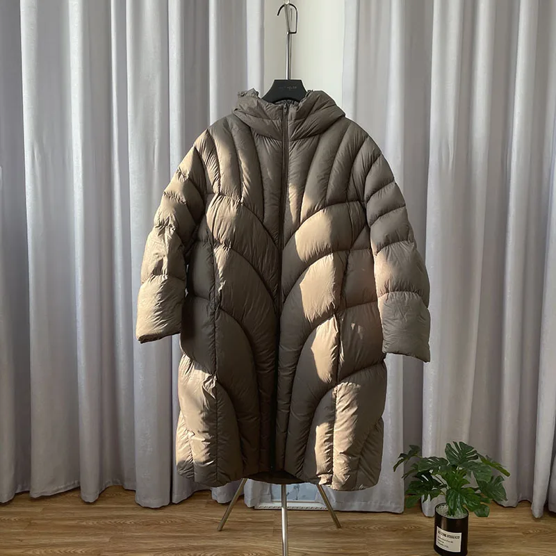 Parker Women Down Jacket High Quality Women Down Jacket 2025 New Warm Hooded Thick White Duck Down Winter Women Down Jacket H445