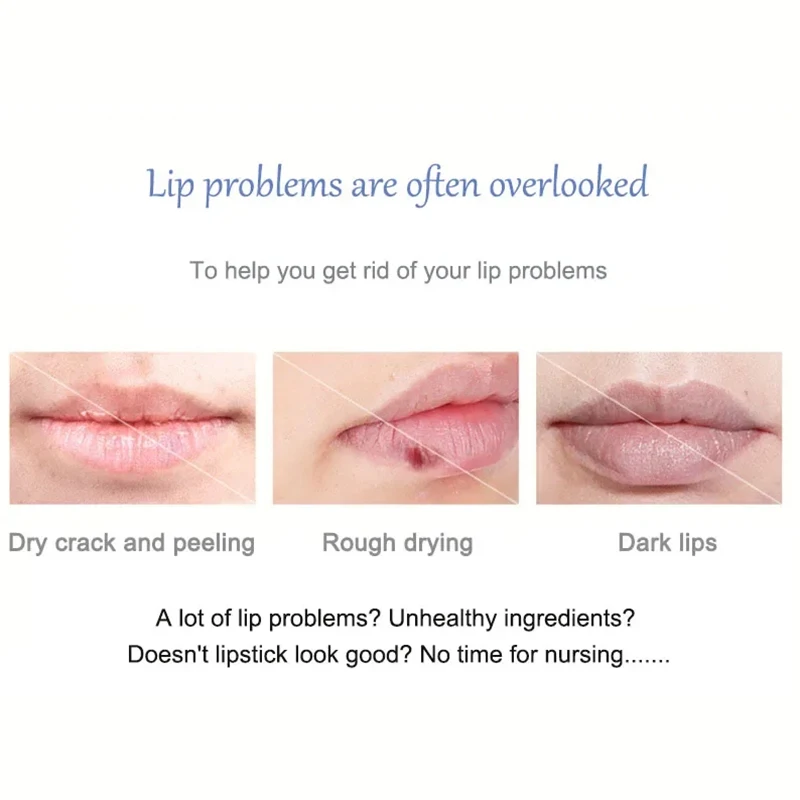 Lip Balm Exfoliating Clean Remove Dark Lip Balm Lightening Melanin Mask Gloss Oil Moisturizer Dead Skin Repair Makeup Lip Care view 5