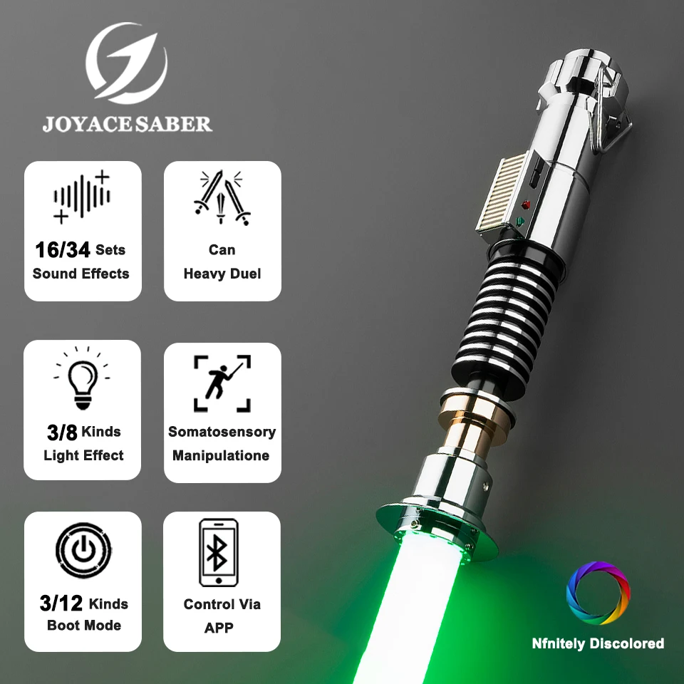 Pixel Lightsaber Luke Skywalker Xenopixel Light Saber Jedi Neopixel Metal Handle Laser Sword Cosplay Heavy Dueling Luminous Toys