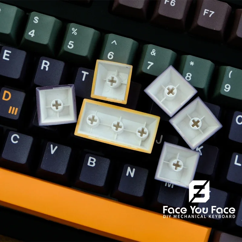 Imagem -05 - Ressonância Cherry Profile Pbt Keycaps Gmk 129 Keys Teclado Mecânico Sublimação de Tintura Gaming Keycap Custom Gk61