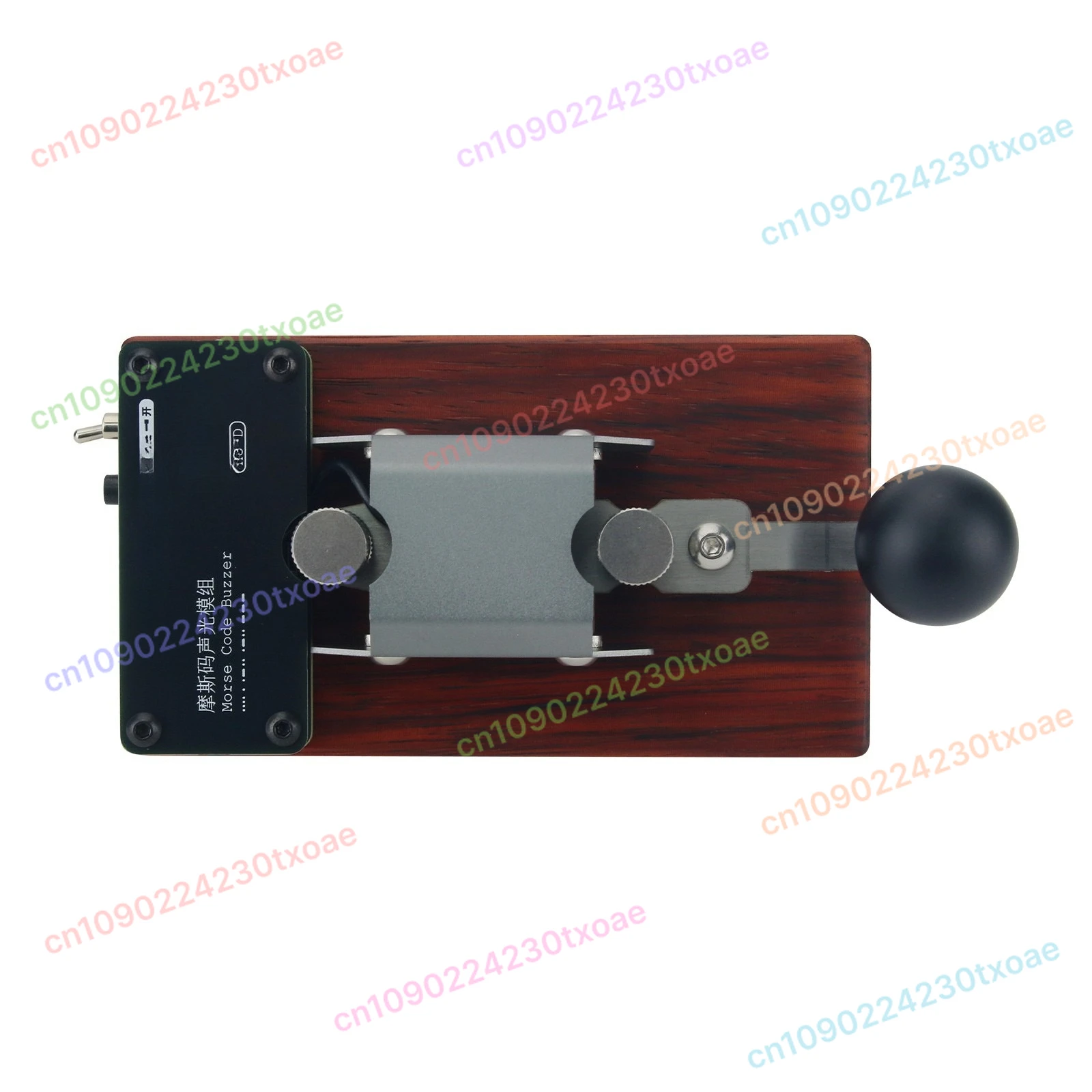 

Shenanato Basic Morse Code Telegraph Key - Auto/Manual Mini CW Key for Ham Radio Learning & Training