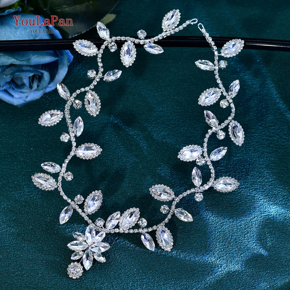 YouLaPan Bruiloft Bruids Strass Hoofdband Vrouwen Hoofddeksels Bruid Haar Sieraden Banket Party Haaraccessoires Hoofdtooi HP928