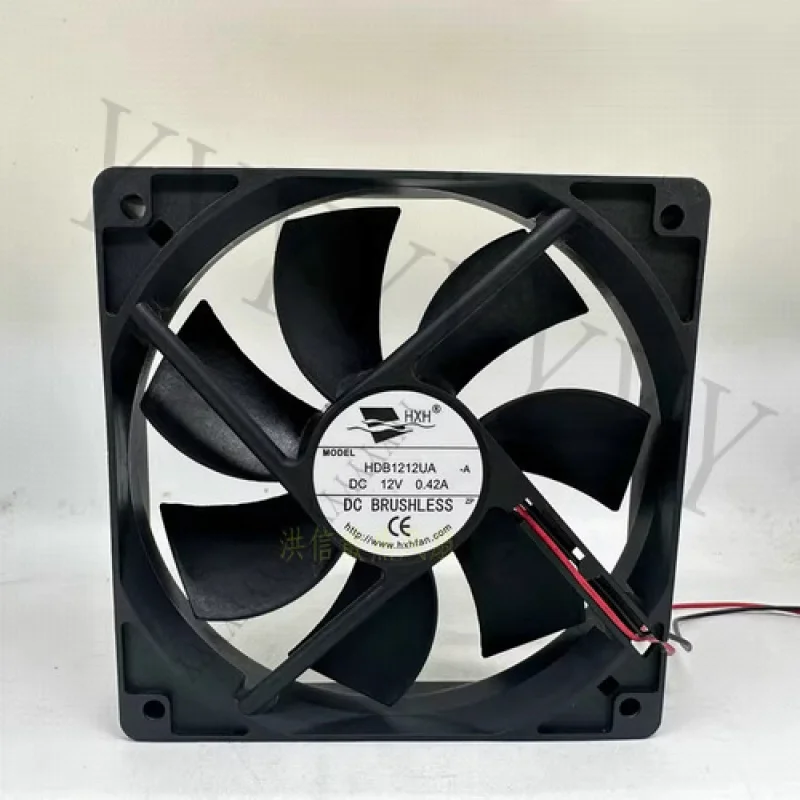 

Для 1 шт. Вентилятор HXH HDB1212UA-A DC12V 0,42A 12025 12 см 2-проводной корпус Охлаждающий вентилятор