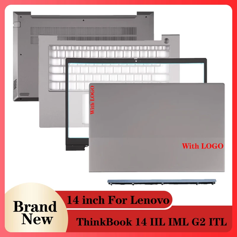 

NEW Laptop LCD Back Cover/Front Bezel/Hinges Cover/Palmrest /Bottom Base For Lenovo ThinkBook 14 IIL IML G2 ITL Computer Case